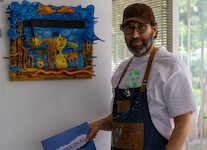 'Urban Layers' exhibition by Akbar Sürsal